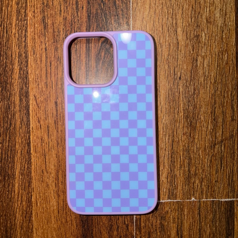 Target Lavender Checkered Phone Case